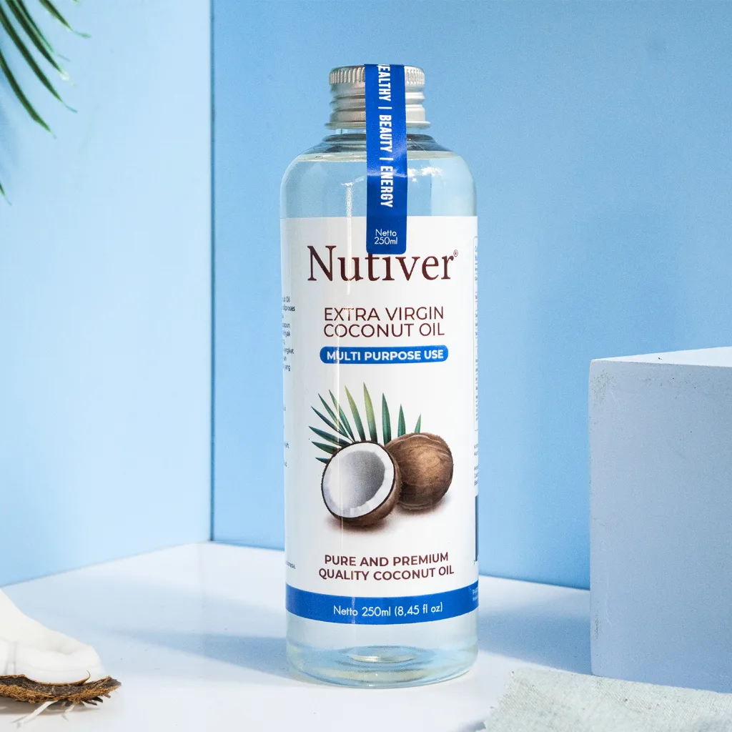 NUTIVER VCO Minyak Kelapa Murni Virgin Coconut Oil Cold Pressed 250ml