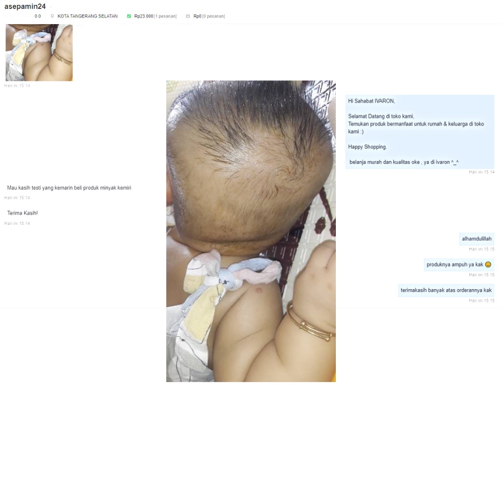 NUTIVER Minyak Kemiri Bakar Penumbuh Rambut  Murni 100ml Perawatan Rambut & Kulit Kepala Alami
