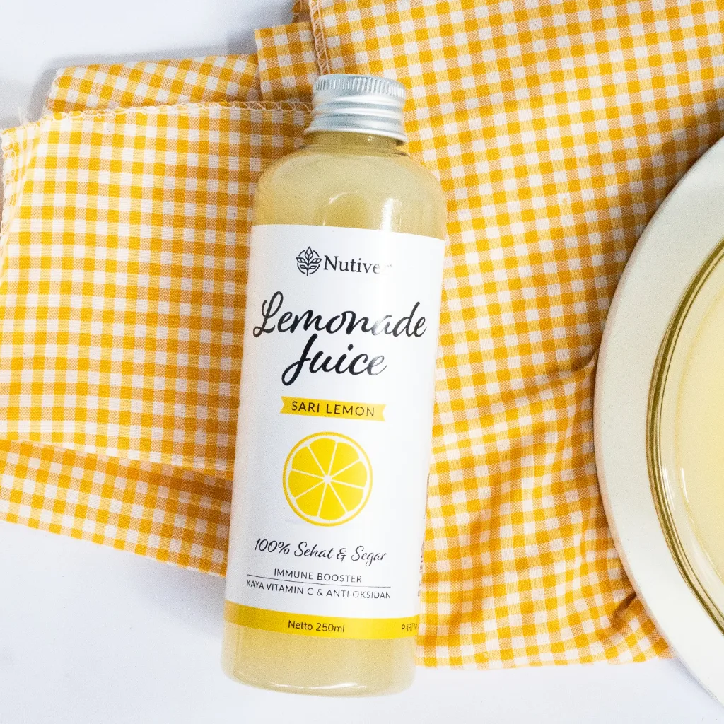 Nutiver Sari Lemon Murni Asli 100% Air Lemon Diet dan Detox Untuk Kesehatan 500ml