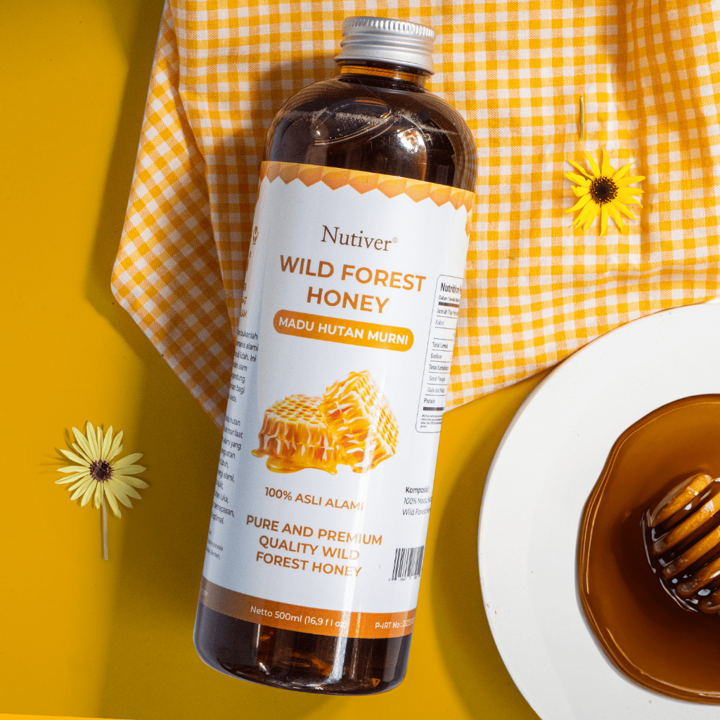 Nutiver Madu Hutan Murni 500ml Madu Murni Alami Tanpa Campuran Asli Kalimantan Kaya Manfaat