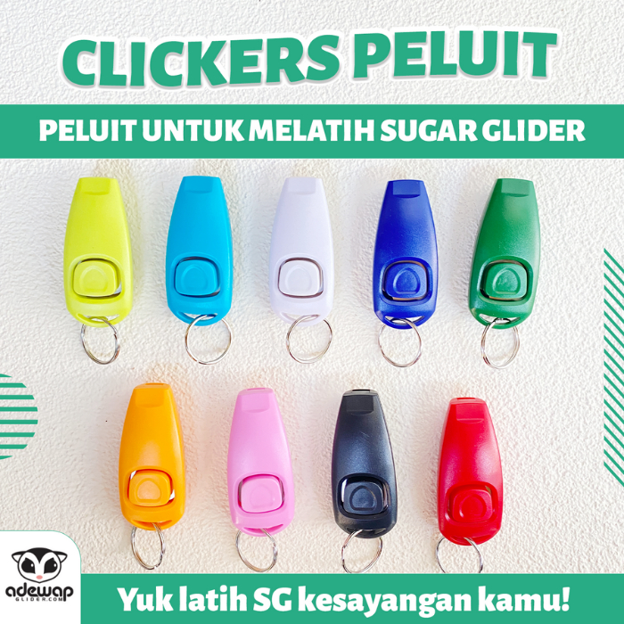 ADEWAP GLIDER Clickers Peluit Ultrasonic Alat Latihan Sugar Glider