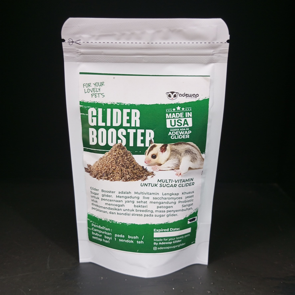ADEWAP GLIDER Glider Booster Sugar Glider Probiotic & Saccharomyces For Over Grooming - 50 Gr - 5