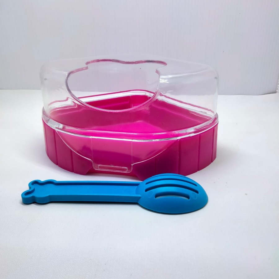 ADEWAP GLIDER Sweet Bathing Room Tempat Mandi Pasir Hewan Kecil - 5