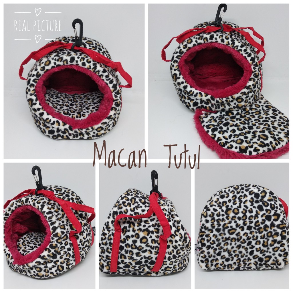 ADEWAP GLIDER Egg Sleeping Pouch Sugar Glider Pouch Kasur Aksesoris Tempat Tidur Sugar Glider - 7