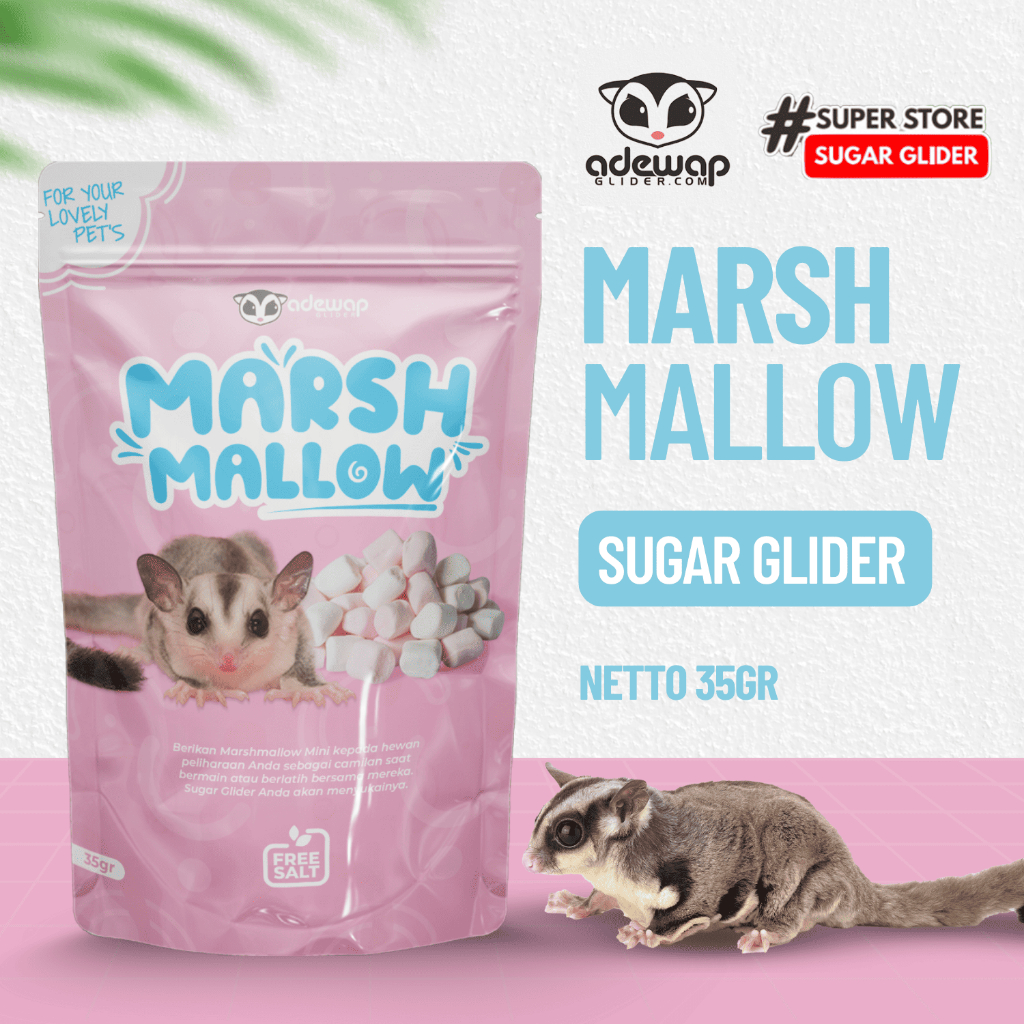 GROSIR Mini Marshmallow Marshmellow sugar Glider 35gr Reseller - 6