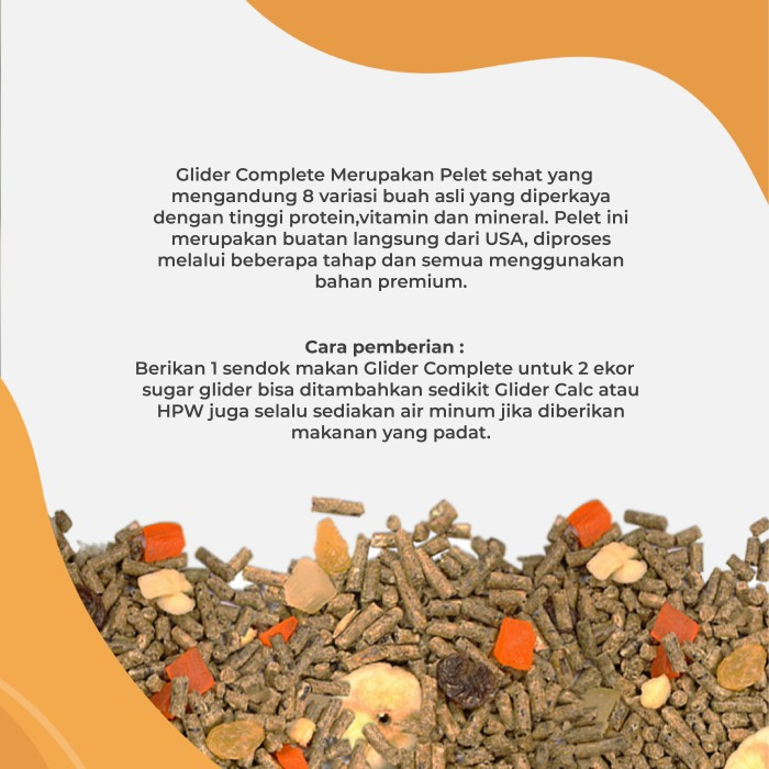 ADEWAP GLIDER Glider Pellet Makanan Sugar Glider Complete Daily Formula - 2