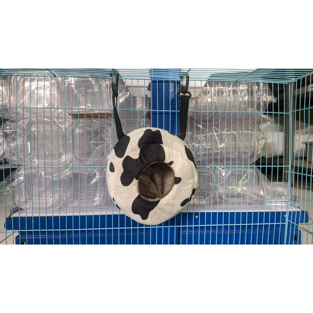 ADEWAP GLIDER Sleeping Pouch Donat Tempat Tidur Sugar Glider Berbulu Lembut - 6