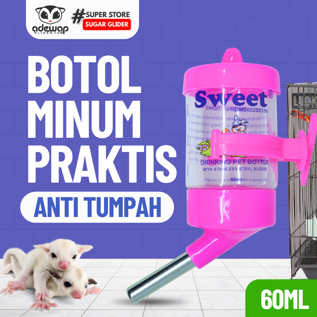 ADEWAP GLIDER Botol Minum Sugar Glider 60 ml - 8