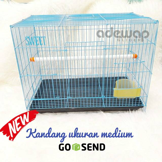 ADEWAP GLIDER Kandang Ukuran Medium Perlengkapan Sugar Glider - 4