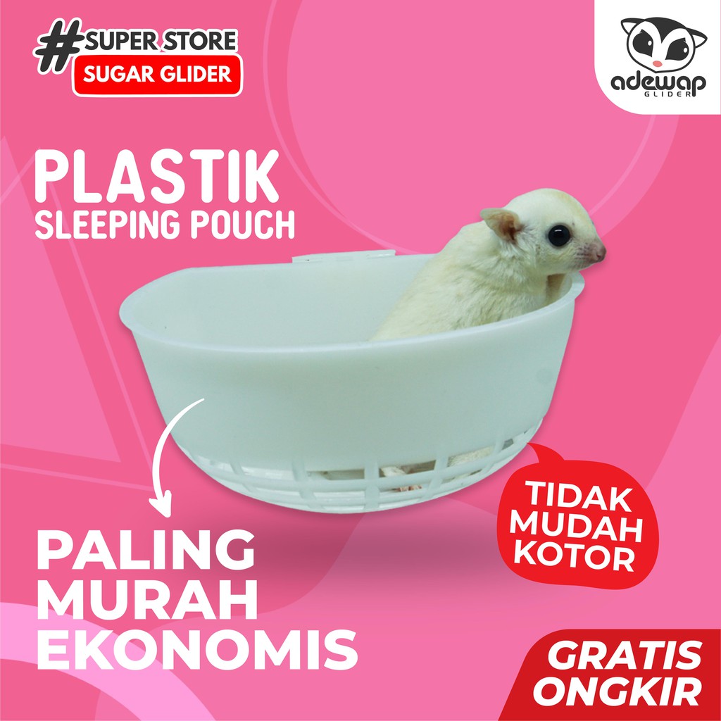 ADEWAP GLIDER Sleeping Pouch Batok Tidur Plastik Sugar Glider