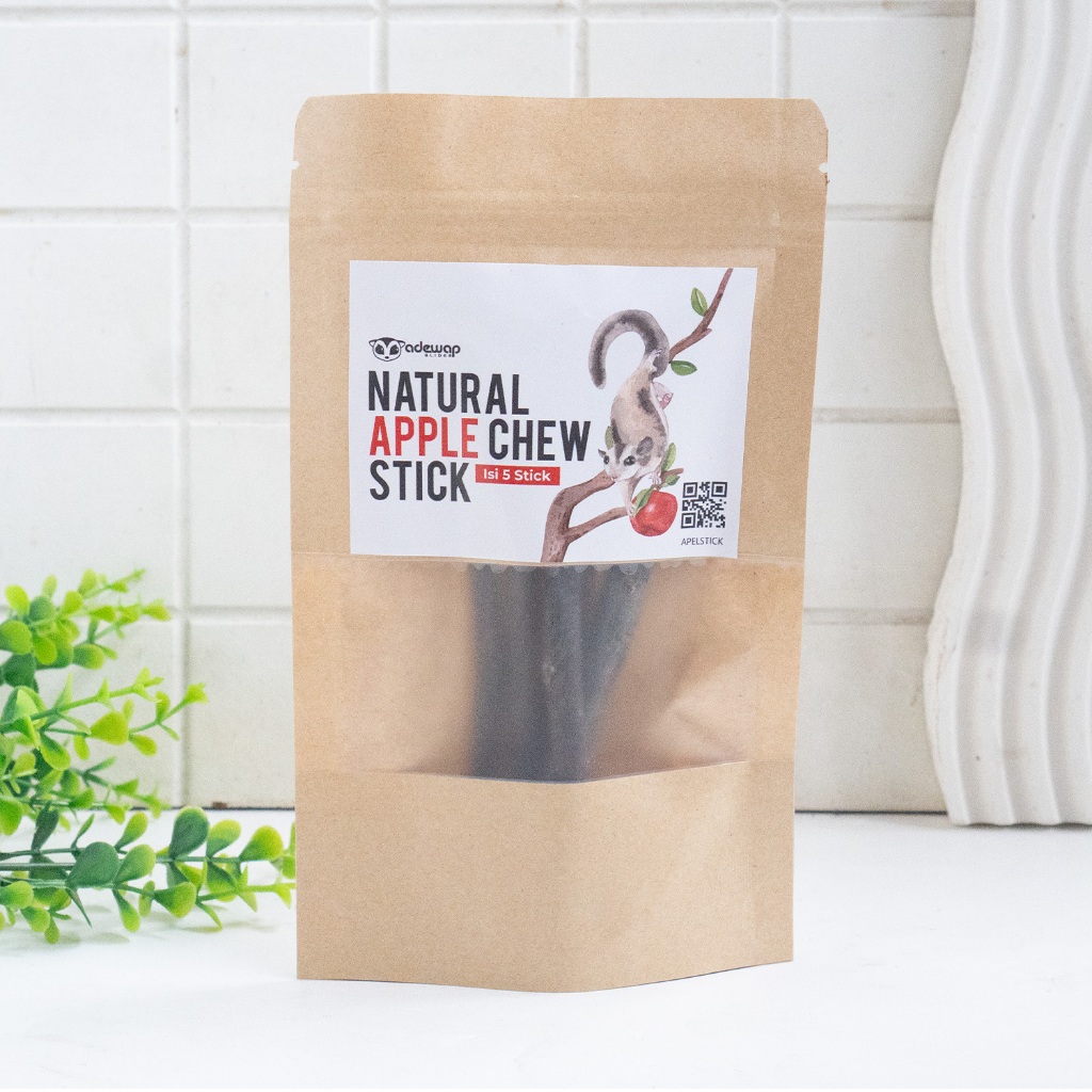 ADEWAP GLIDER Apple Orchard Chew Stick Gigitan Kayu Apel Sugar Glider - 4
