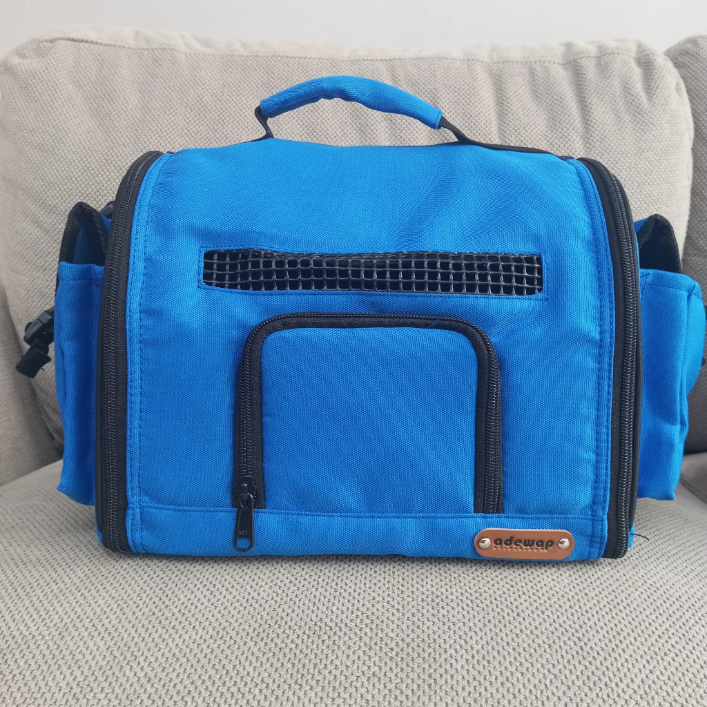 ADEWAP GLIDER Tas Travel + Kandang Pet Carrier Sugar Glider Ukuran Besar Model Curve - 6