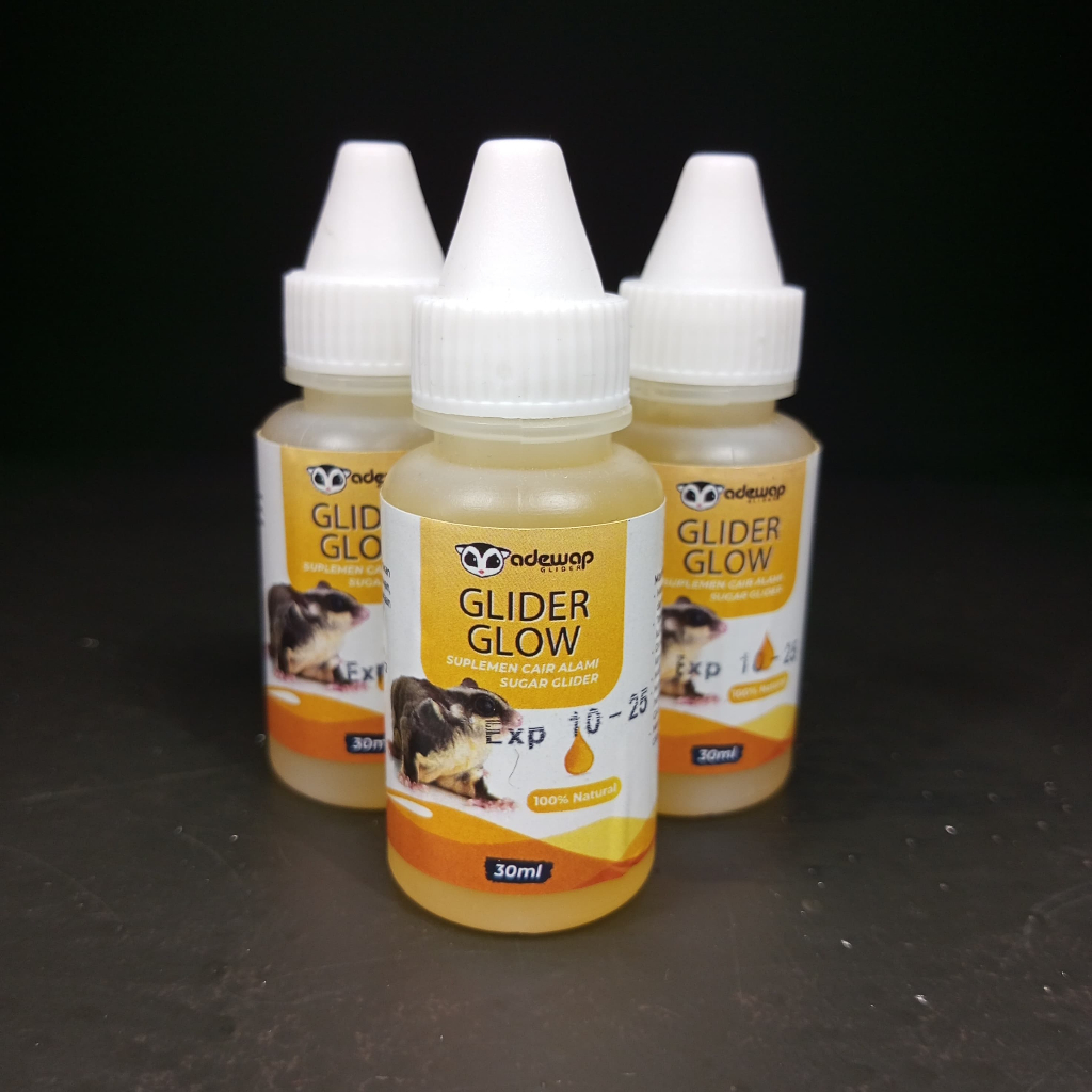ADEWAP GLIDER Glow Suplement Perawatan Bulu Sugar Glider - 30ML - 3