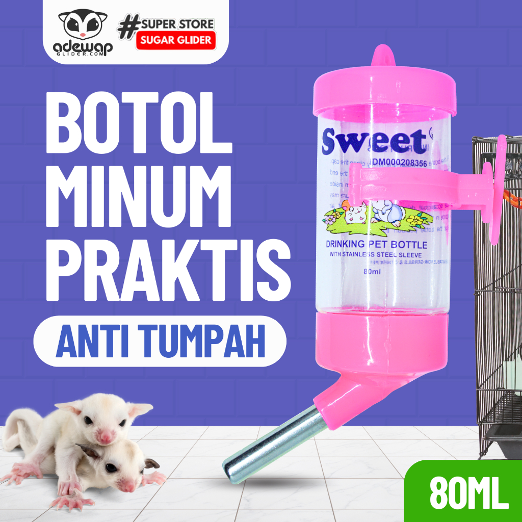 ADEWAP GLIDER Botol Minum Sugar Glider 80 Ml - 9