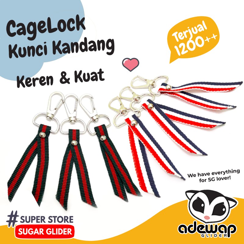 ADEWAP GLIDER Cage Lock Kunci Kandang Sugar Glider - 4