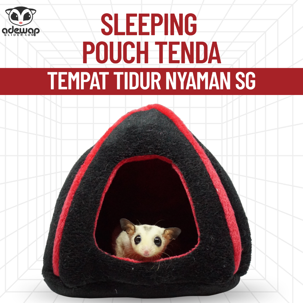 ADEWAP GLIDER Sleeping Pouch Sugar Glider Model Tenda Mini Tempat Tidur Sugar Glider - 9