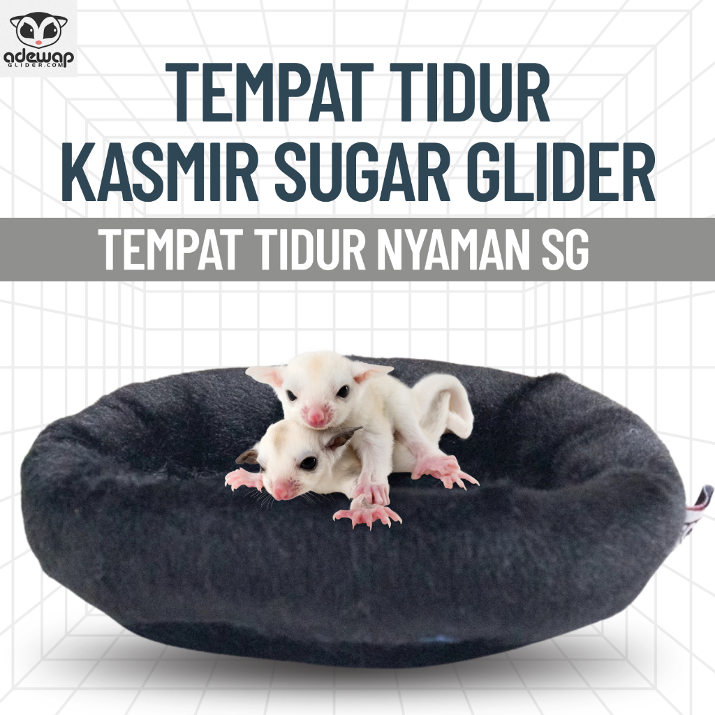 ADEWAP GLIDER Kasmir Kasur Sugar Glider Sleeping Pad Bulat Tempat Tidur Sugar Glider - 7