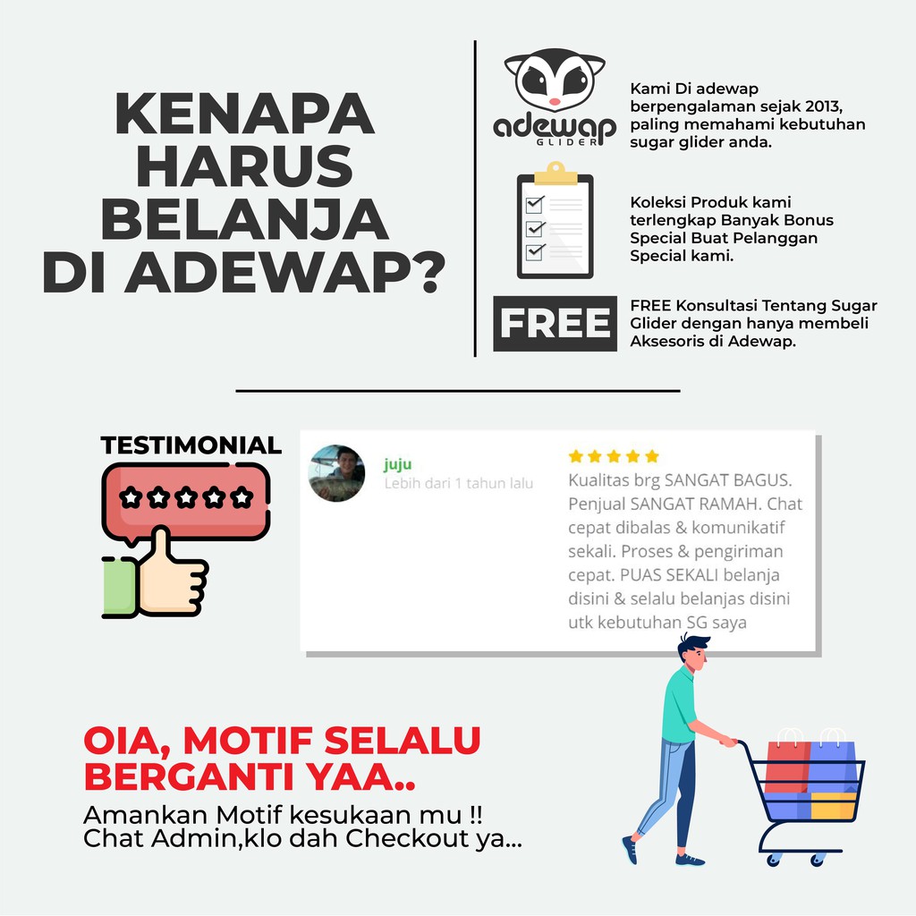 ADEWAP GLIDER Travel Bag Carrier Hewan Peliharaan Sugar Glider Untulan Curve Pet Hewan Ukuran Besar - 6