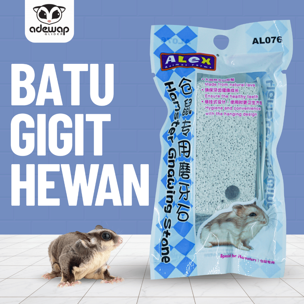 ADEWAP GLIDER Batu Terapi Gigitan Gnawing Stone Sugar Glider