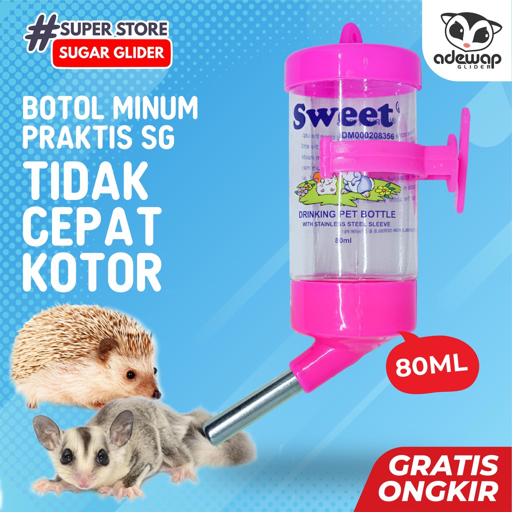 ADEWAP GLIDER Botol Minum Sugar Glider 80 Ml - 2