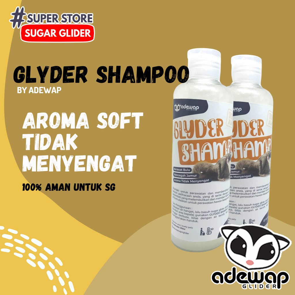 ADEWAP GLIDER Shampoo Hewan Peliharan Sugar Glider - 6