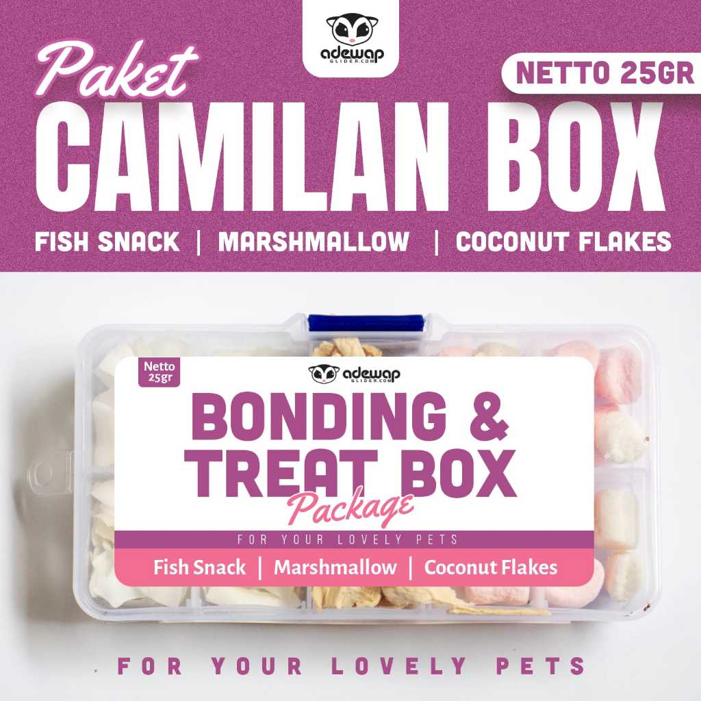 ADEWAP GLIDER Mini Box Snack Sugar Glider Mix - 2