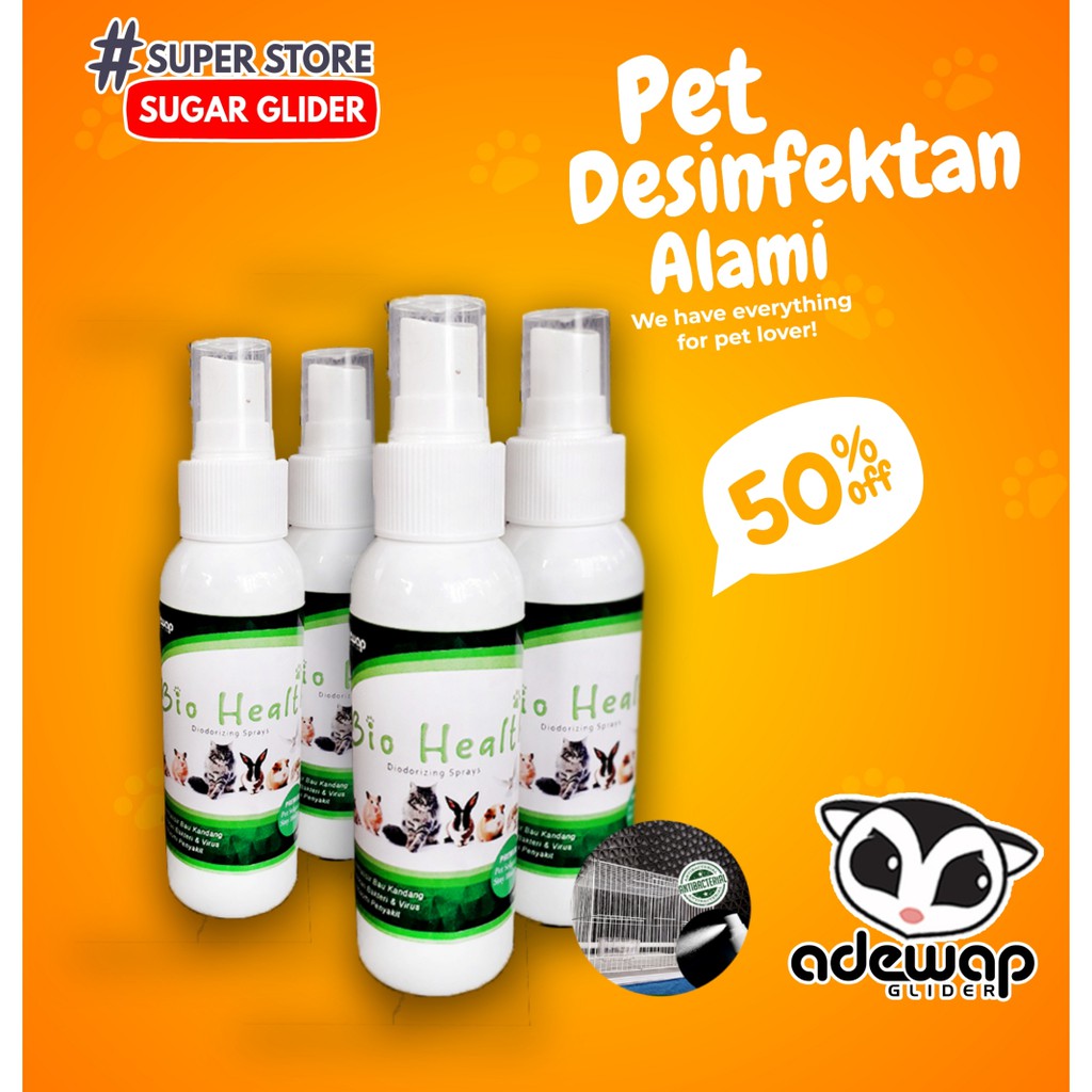 ADEWAP GLIDER Bio Health Spray Disinfectan Kandang Sugar Glider - 2