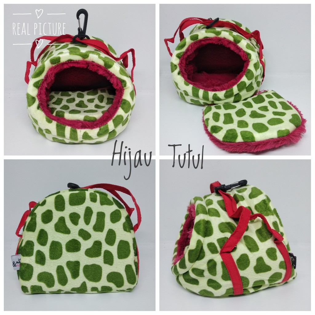 ADEWAP GLIDER Egg Sleeping Pouch Sugar Glider Pouch Kasur Aksesoris Tempat Tidur Sugar Glider - 4