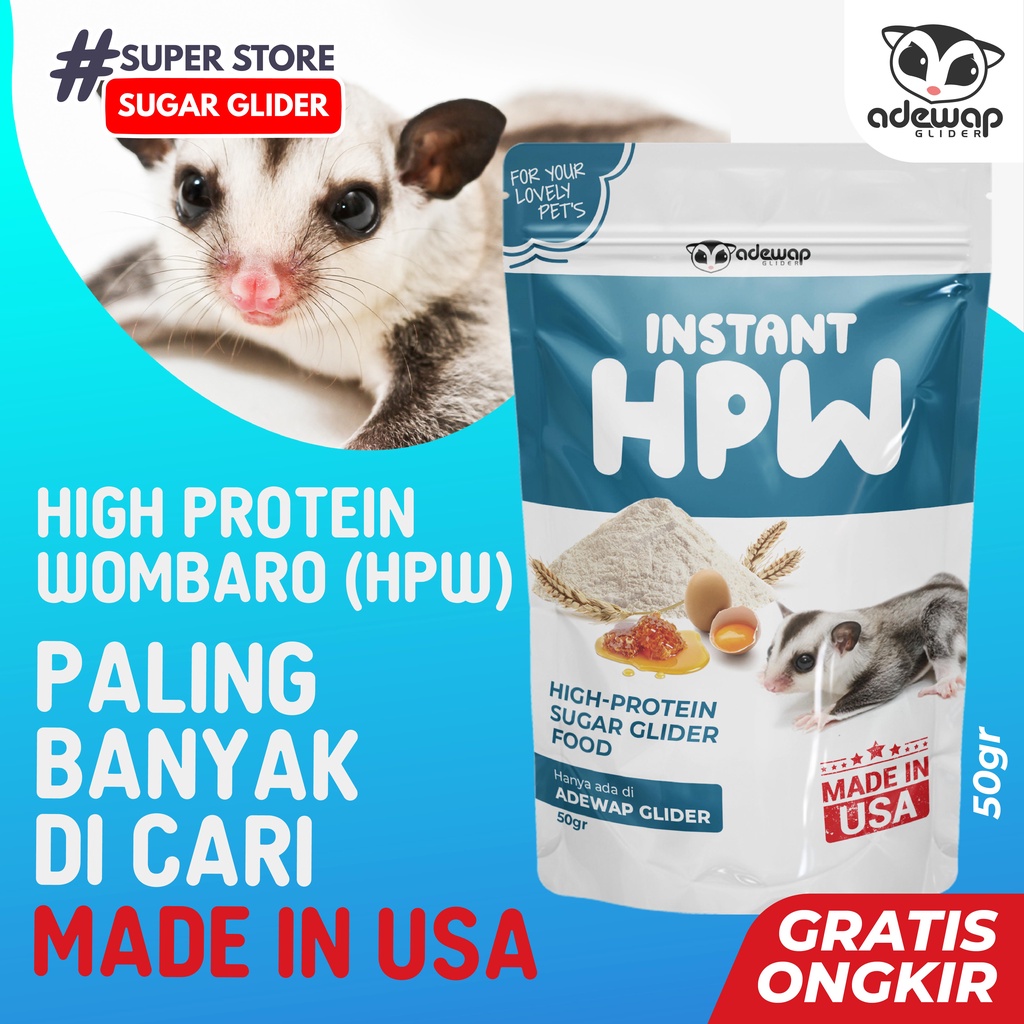 ADEWAP GLIDER HPW Instan Pro Booster Sugar Glider - 50gr - 8