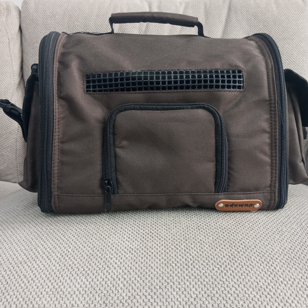 ADEWAP GLIDER Tas Travel + Kandang Pet Carrier Sugar Glider Ukuran Besar Model Curve - 5