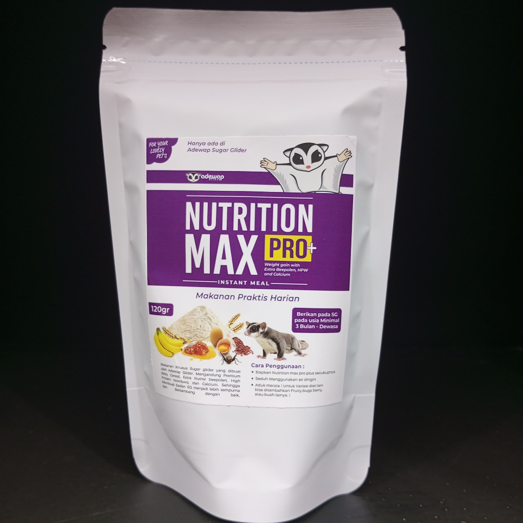 ADEWAP GLIDER Nutrition Max Pro Plus Makanan Harian Nutrisi Sugar Glider - 3