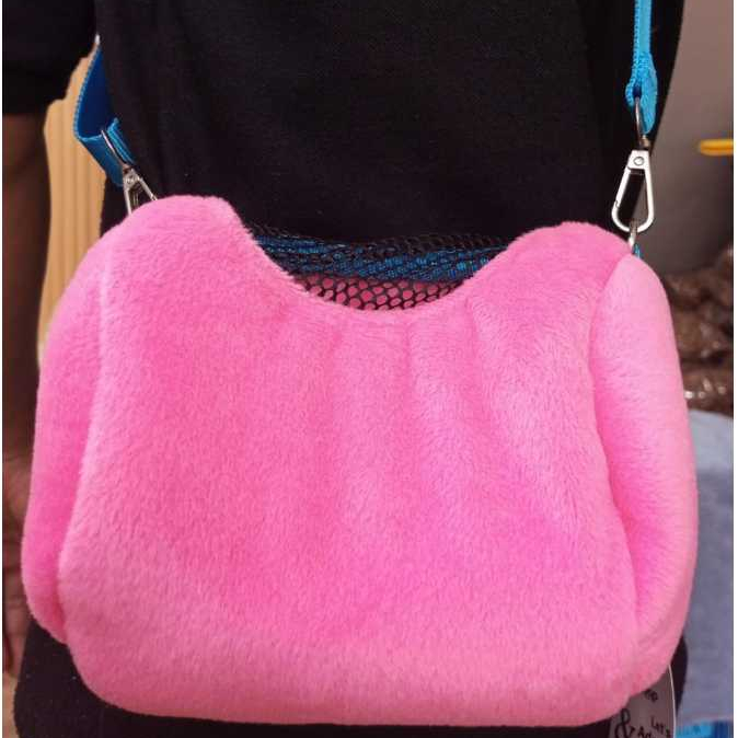 ADEWAP GLIDER - Lady Bag Travel Bonding Pouch Tas Hewan untuk Sugar Glider SG Motif Perempuan - 4