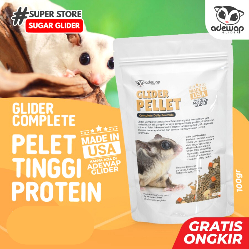 ADEWAP GLIDER Glider Pellet Makanan Sugar Glider Complete Daily Formula - 7