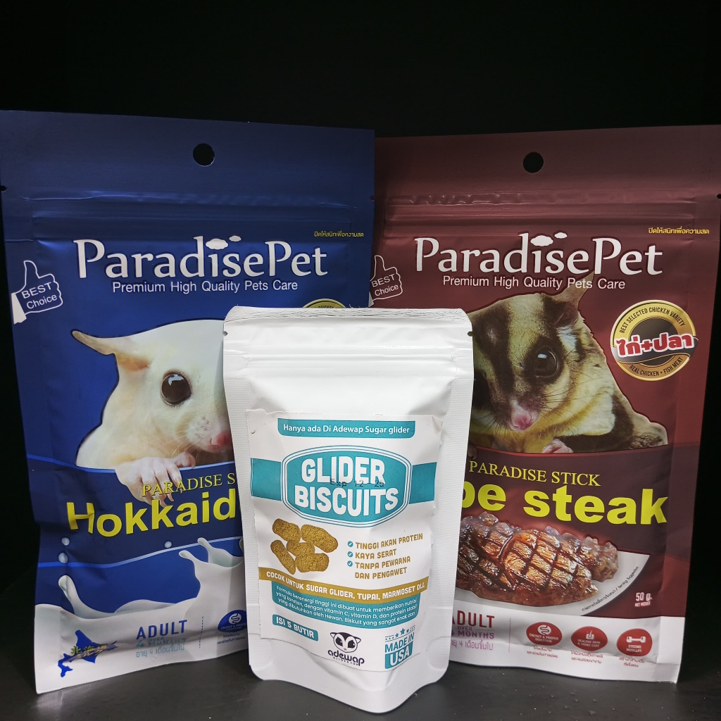 Paket Treats Cemilan Sugar Glider : Snack Tinggi Protein Kalsium dan Zat Besi - 3