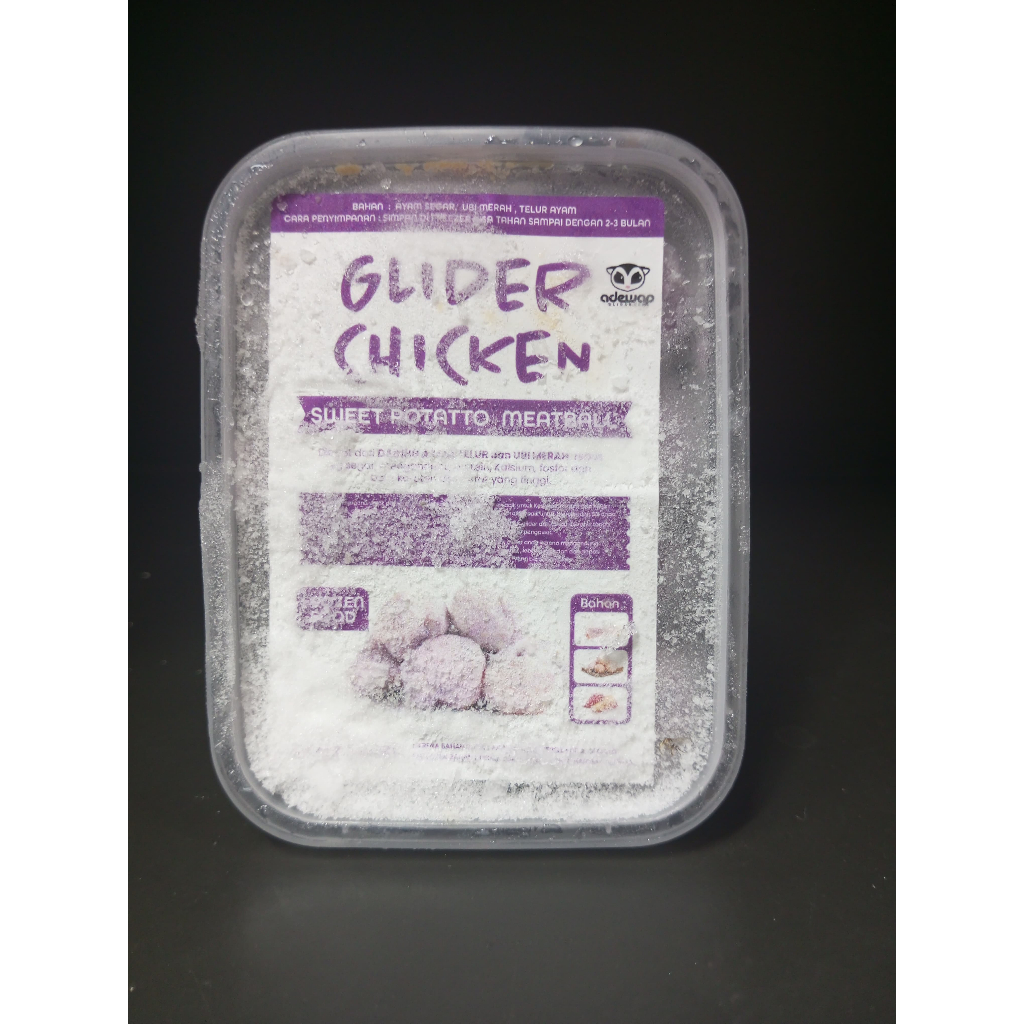 ADEWAP GLIDER Frozen Food Sweet Potato  Meatball Glider Chicken For Sugar Glider - 4