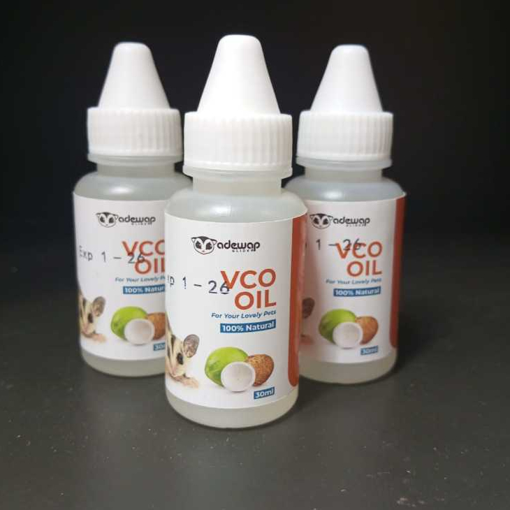 ADEWAP GLIDER VCO Virgin Coconut Oil Minyak Kelapa Murni Obat Perawatan Sugar Glider - 30ML - 3