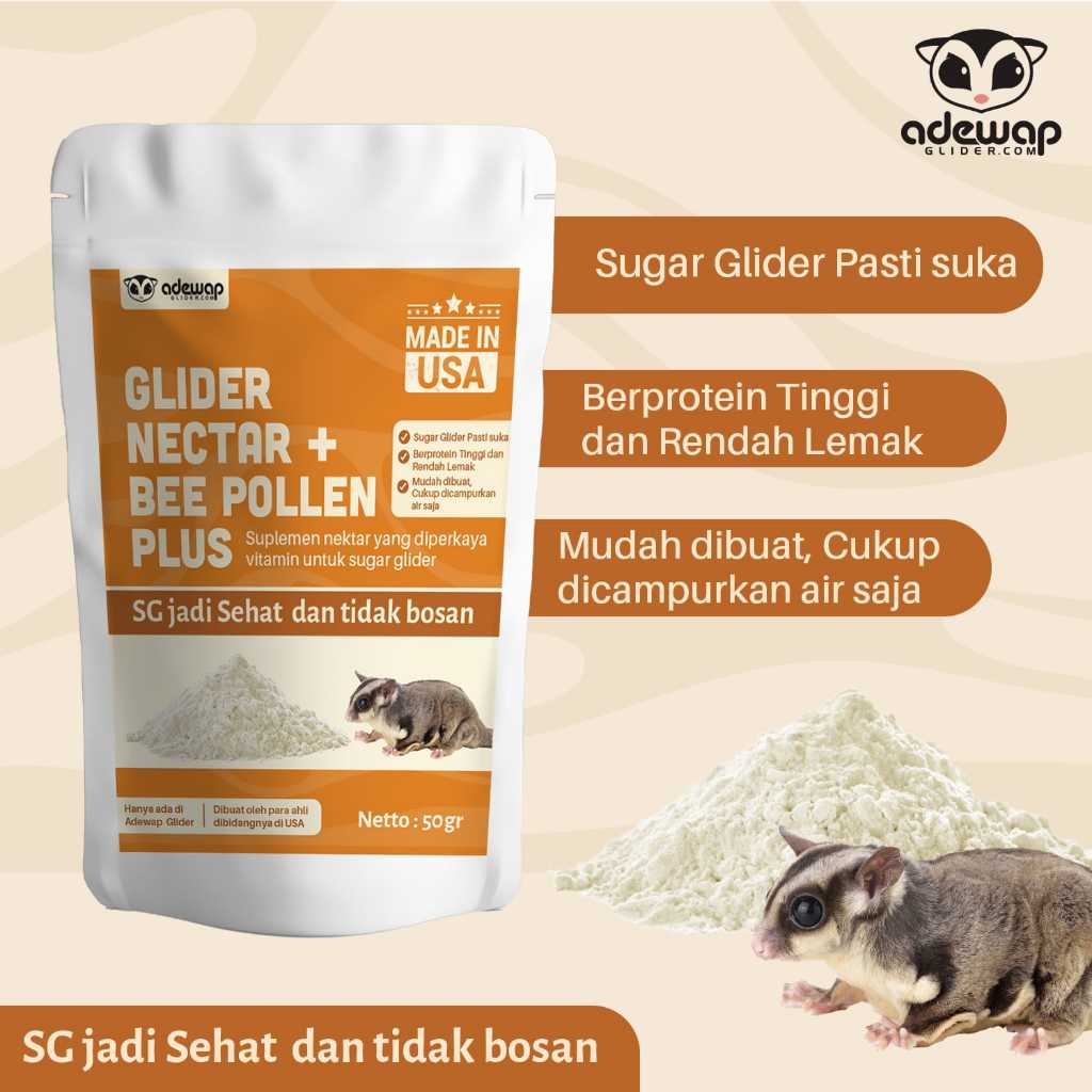ADEWAP GLIDER Nectar Bee Pollen Plus Vitamin Sugar Glider - 2