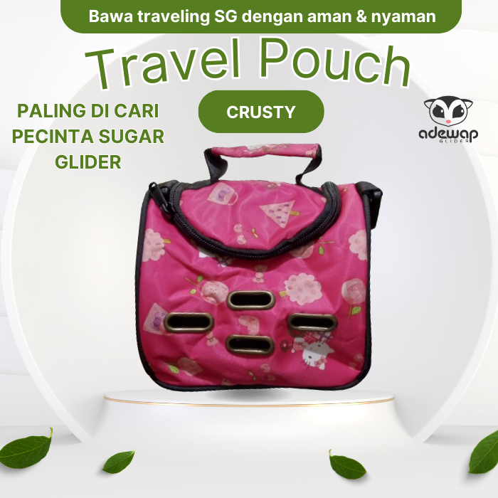 ADEWAP GLIDER Travel Pouch Crusty Sugar Glider Tupai - 3
