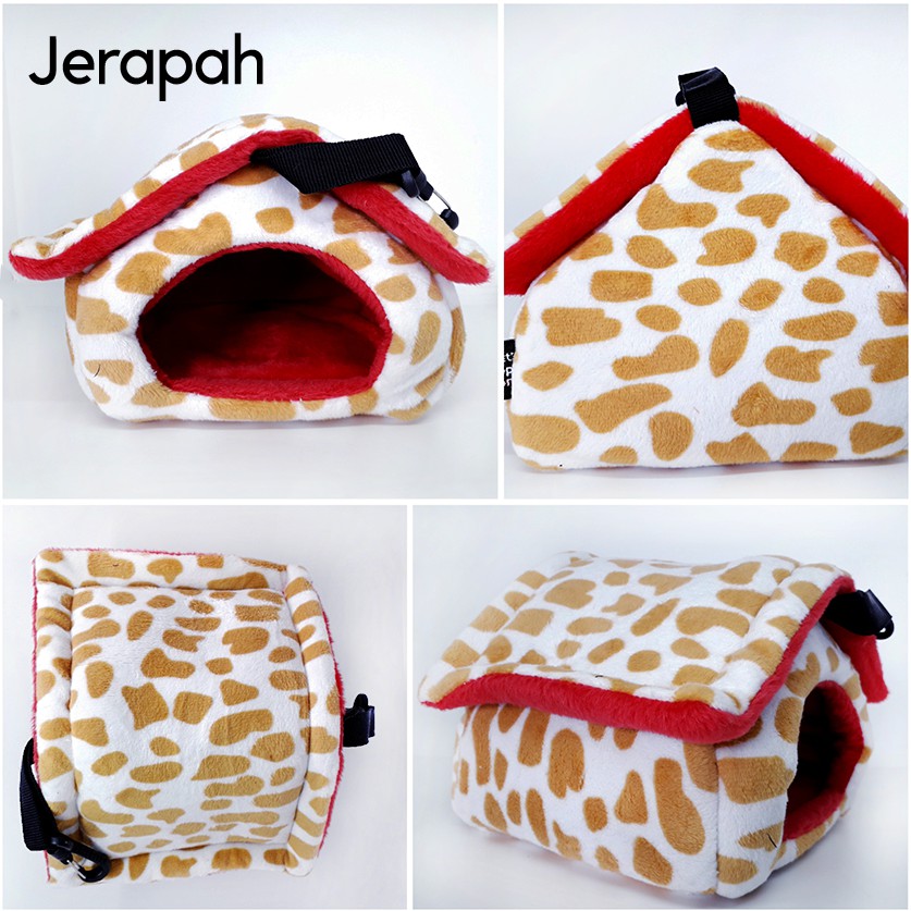 ADEWAP GLIDER Sleeping Pouch Sugar Glider Bentuk Rumah Tempat Tidur Sugar Glider - 2