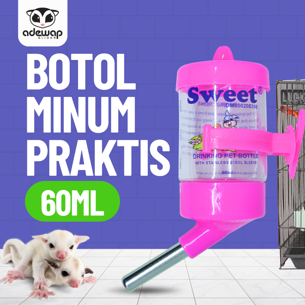 ADEWAP GLIDER Botol Minum Sugar Glider 60 ml - 1