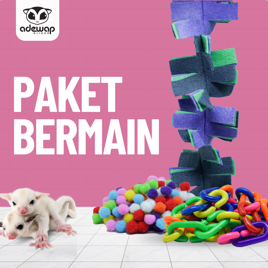 ADEWAP GLIDER Paket Bermain Aksesoris Sugar Glider