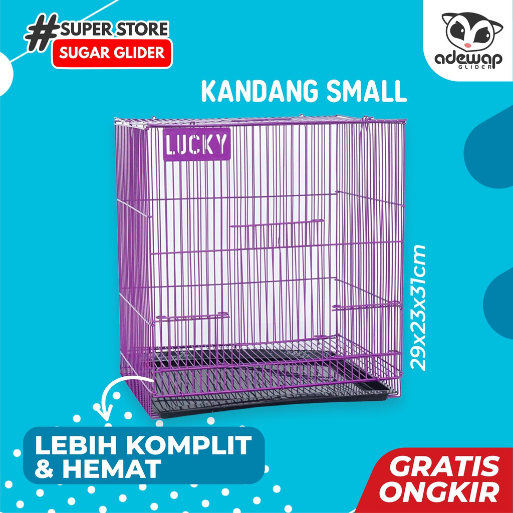 ADEWAP GLIDER Kandang Lipat Small Kecil Sugar Glider - 2