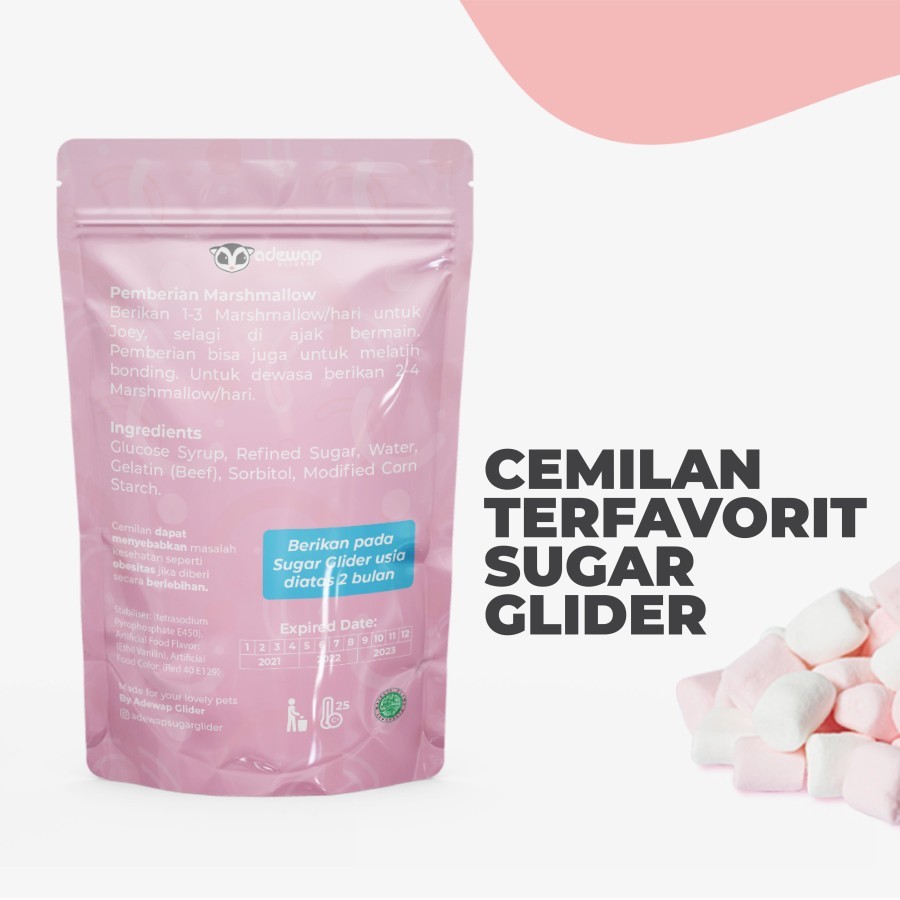GROSIR Mini Marshmallow Marshmellow sugar Glider 35gr Reseller - 2