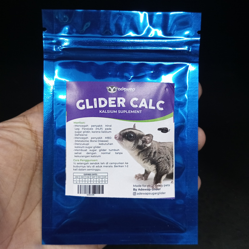 ADEWAP GLIDER Glider Calcium Glider Kalsium Suplement Sugar Glider - 6