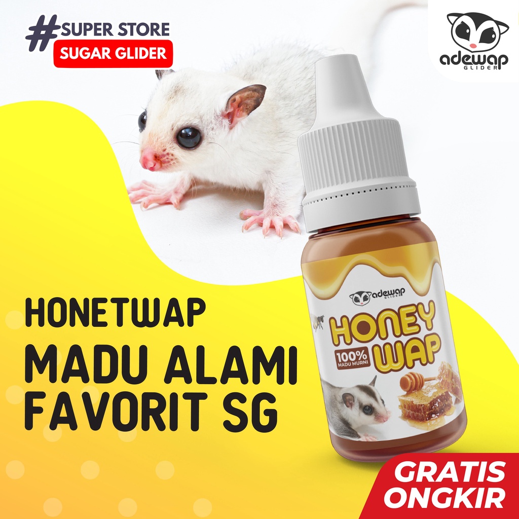 ADEWAP GLIDER Honeywap Madu Murni Sugar Glider - 30ml