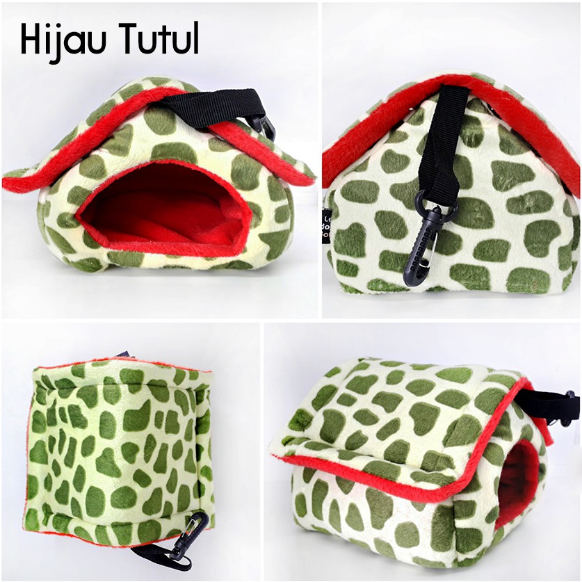 ADEWAP GLIDER Sleeping Pouch Sugar Glider Bentuk Rumah Tempat Tidur Sugar Glider - 3