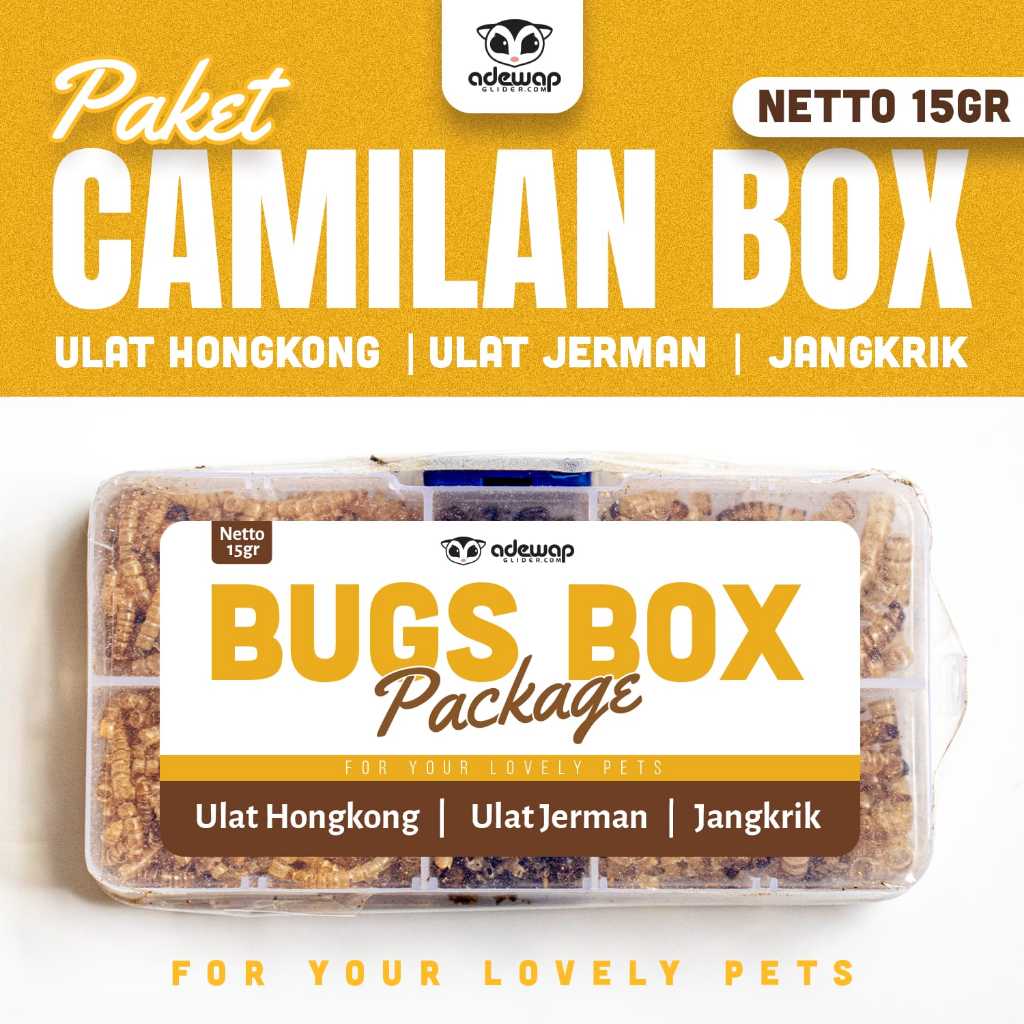 ADEWAP GLIDER Mini Box Snack Sugar Glider Mix - 4