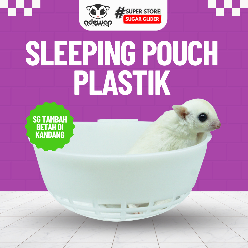 ADEWAP GLIDER Sleeping Pouch Batok Tidur Plastik Sugar Glider - 6