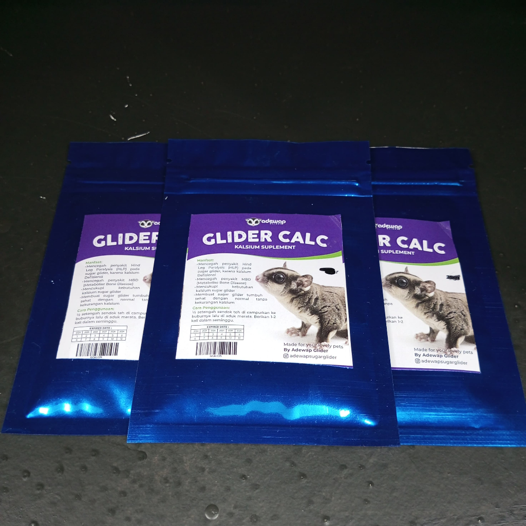 ADEWAP GLIDER Glider Calcium Glider Kalsium Suplement Sugar Glider - 5