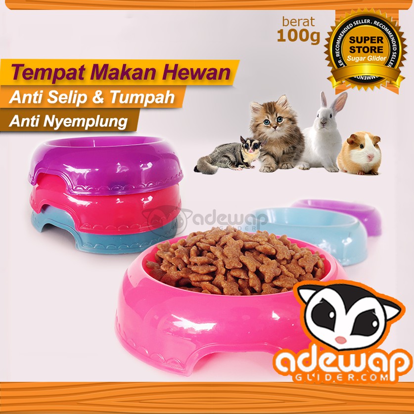 ADEWAP GLIDER Tempat Makan Bulat Sugar Glider - 3